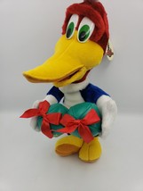2001 Christmas Woody Woodpecker Plush Stuffed Walter Lantz Toy Network 15&quot; Tags - £13.22 GBP