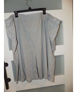 Champion Elastic Waist Drawstring Gray Gym Shorts W/Pockets Size 6X Men&#39;... - $19.58