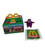 2022 McDonald&#39;s Cactus Plant Flea Market Grimace Toy w Adult Happy Meal Box - $61.08 CAD