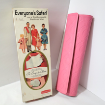 New Vtg 1968 Hot Bright Pink Rubbermaid Bathtub Mat Orig Package Artwork... - $56.92