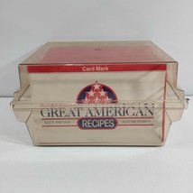 Vintage 1988 Great American Recipe Cards and Box 1 - 10 - £17.74 GBP