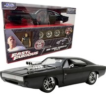 Fast And Furious 1/24 Model Kit Dodge Charger R/T  With Dom-collectors D... - $923.52 MXN