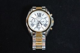 Michael Kors MK5855 Stainless Steel Oversized Watch Roman Numeral *READ* - £20.47 GBP