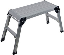 BUILDERS STEP UP LADDER PLATFORM HOP UP WORK STOOL BENCH 500MM 150KG U88 - $1,642.18 MXN