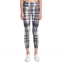 DKNY Womens Plaid High Waist Ankle Leggings Size Large Color Gray Heather - £38.66 GBP