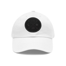 Personalized Dad Hat with Leather Patch: Celestial Adventure for Cool Dads - £17.83 GBP