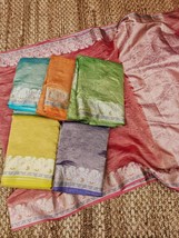 Banarasi Saree, Crush Silk, Wedding Bridal Wear, Gift for Her, Indian Ethnic Dre - £63.36 GBP