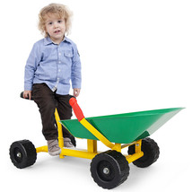 8&quot; Heavy Duty Kids Ride-On Sand Dumper Front Tipping W 4 Wheels Sand Toy... - £75.98 GBP