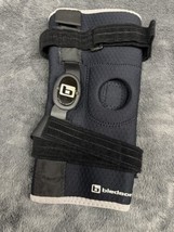 Bledsoe Black Neoprene Hinged Knee Brace Adjustable Strap Size Medium - $28.05