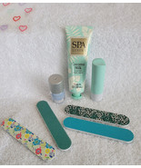Light Green Spa Hand &amp; Lip Set - Hearts ziplock bag - $6.79 CAD