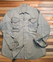 Vintage Columbia PFG Mens Large Button Up Long Sleeve Shirt OutDoor Spor... - $44.21