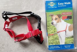 New In Package PetSafe Easy Walk No Pull Dog Harness Red/Black Small/Medium - £31.60 GBP