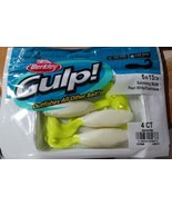 Berkley Saltwater Gulp Swimming Mullet  5 in 13 cm Pearl Whte/Chartreuse... - €8,97 EUR
