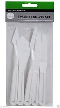 5 PALETTE Plastic KNIFE knives SET 7&quot; artist Kit DALER ROWNEY 845100001 - £15.75 GBP