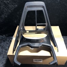 Carbon Fiber Gear Cover Trim For Toyota RAV4 Rav 4 2019- 2022 2 Piece - $39.59
