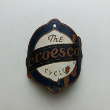THE CROESCO CYCLE Emblem Head Badge For Croesco Vintage Bicycle NOS - $25.00