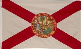 3x5 Foot (90x150 cm) Florida Polyester Indoor/Outdoor Flag with Two Grommets - $9.95