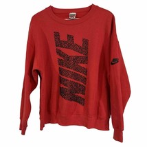 Vtg Nike Spellout Graphic Sweatshirt Size M Nike Silver Tag Made In USA ... - £70.87 GBP