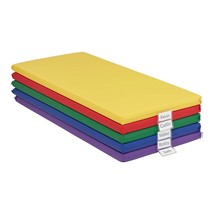 Softzone Rainbow Rest Mat, 2In, Classroom Furniture, Assorted, 5-Piece - £271.81 GBP