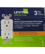 Leviton 15 Amp 125-Volt Self-Test Tamper Resistant/Weather Resistant GFC... - €60,14 EUR