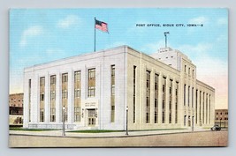 US Post Office Building Sioux City Iowa IA UNP  Linen Postcard I16 - £2.30 GBP