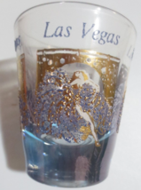 Las Vegas Shot Glass with 3-D  Gold finish - £3.81 GBP