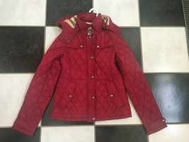 NWT 100% AUTH Burberry Big Kids Foxmoore Hooded Quilted Jacket Sz 14 - £295.99 GBP