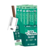 (READ) New Primal Lightly Peppered Turkey Sticks, Keto, Gluten Free Heal... - $23.75