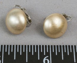 Vintage Marvella Signed Clip On Earrings Costume Jewelry mv - £26.31 GBP