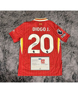 2024/25 Liverpool Home TRIBUTE Jersey/Shirt Diogo Jota SIGNED - COA - $108.59+