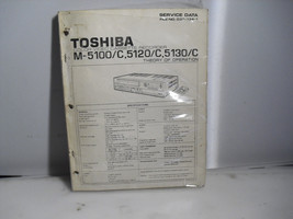 Toshiba M-5100/C  5120/C  5130/ C  Original Manuals - £3.88 GBP