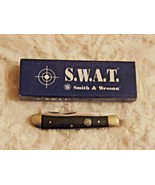 Vintage S.W.A.T. Smith &amp; Wesson Hammer Forged Large Trapper Buffalo Horn... - £62.92 GBP