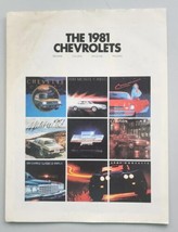 Original 1981 Cheverolet Sedans, Coupes, Wagons, &amp;Trucks Sale Brochure CB1 - £4.73 GBP