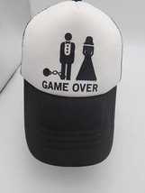 Game Over Ball &amp; Chain Trucker Hat Cap Perfect For The Groom SnapBack OS - $10.99