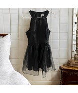 NWT Lauren Conrad Fit &amp; Flare LBD Dress LBD Women&#39;s Size 6 Black Sleeveless - $36.58