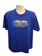 Daytona International Speedway Adult Blue XL TShirt - £11.67 GBP