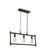 Eglo Rivertown 3-Light Rustic Bronze Multi Pendant  203549A bulbs (not i... - $190.22 CAD