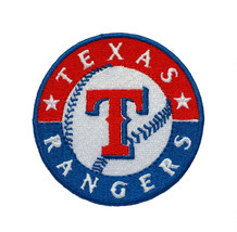 Texas Rangers World Series MLB Baseball Fully Embroidered Iron On Patch 3.0" - £6.98 GBP
