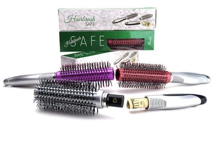 Diversion Safe Hairbrush Secret Storage Compartment Inside Handle Keep $ Safe Item image 4