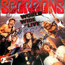 Scorpions Band Signed World Wide Live Album - £199.37 GBP