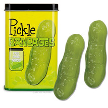 Pickle Bandages - Tin Large Band Aids Latex - Novelty Gag Gifts - £7.85 GBP
