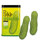 PICKLE BANDAGES - Tin Large Band Aids Latex - Novelty Gag Gifts - £7.81 GBP