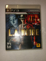 L.A. Noire (Sony Playstation 3, 2011) w/Manual PS3 - $16.99