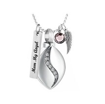 Teardrop Crystals Cremation Jewelry Urn - Love Charms™ Option - £23.80 GBP