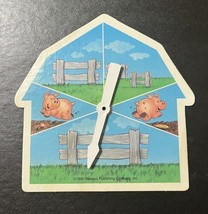 Pen The Pig Board Game 1990 Golden Kids Farm Game Pieces Parts: Spinner - £7.70 GBP