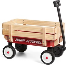 Radio Flyer My 1st Steel &amp; Wood Wagon, 19&quot; Long Toy Wagon for Kids 1.5+ - £53.48 GBP+
