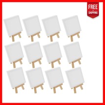 Lightweight Tripod Easels with 5&quot; x 5&quot; Canvases – Perfect for Art Parties - $732.71 MXN