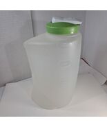 RUBBERMAID MixerMate 1-GALLON 4 QT 3.8L Flip Top Clear PITCHER green Lid... - $24.00