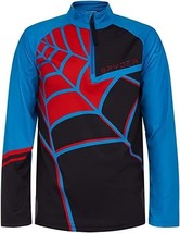 Spyder Boy&#39;s Web Half Zip T-Neck Midlayer Shirt Size XL (18) NWT - £23.70 GBP