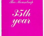 Agatha Christie&#39;s The Mousetrap Program 1986 St Martins Theatre London 3... - $15.84